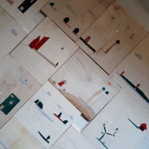 Mini cuadros en madera
