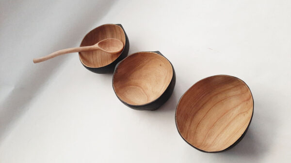 Cuenco madera castaño dornillo - Imagen 8