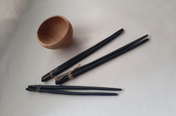 Palillo madera castaño negro
