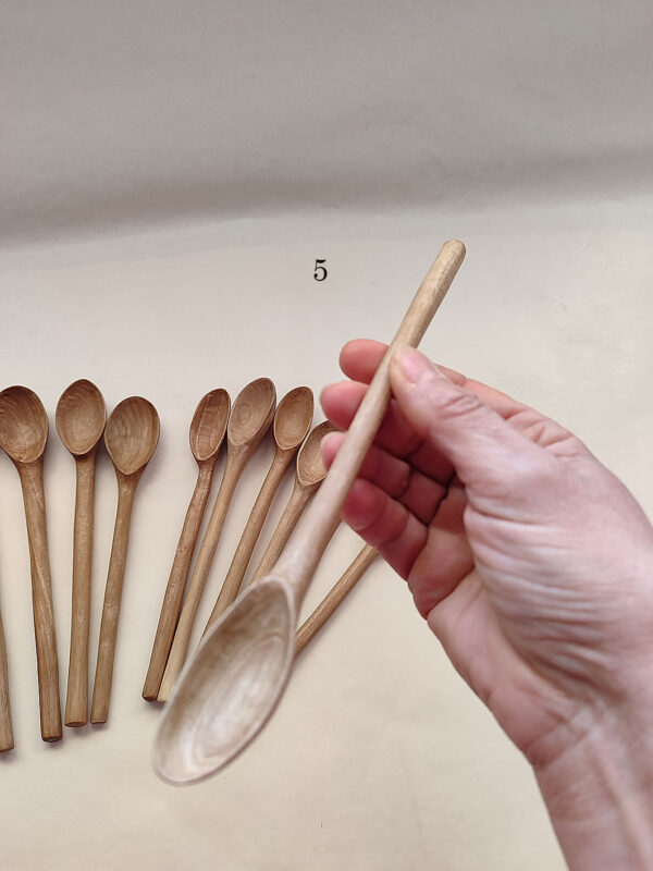 Cuchara madera nogal larga - Imagen 7