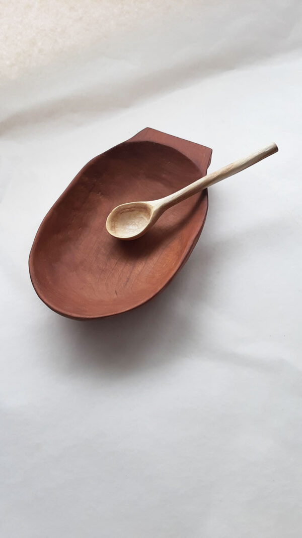 Pan cuenco madera cerezo - Imagen 4