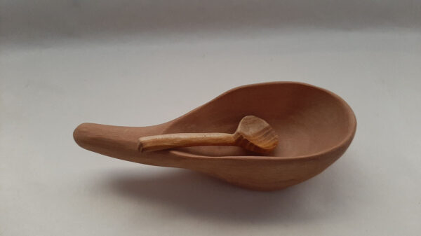 Cuenco madera abedul Asa - Imagen 3