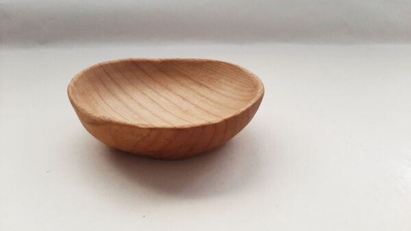 Plato madera castaño natural - Imagen 6