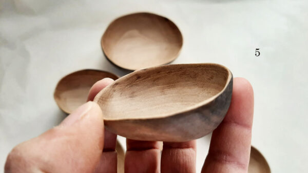 Cuenco bicolor madera nogal. A  elegir. - Imagen 10