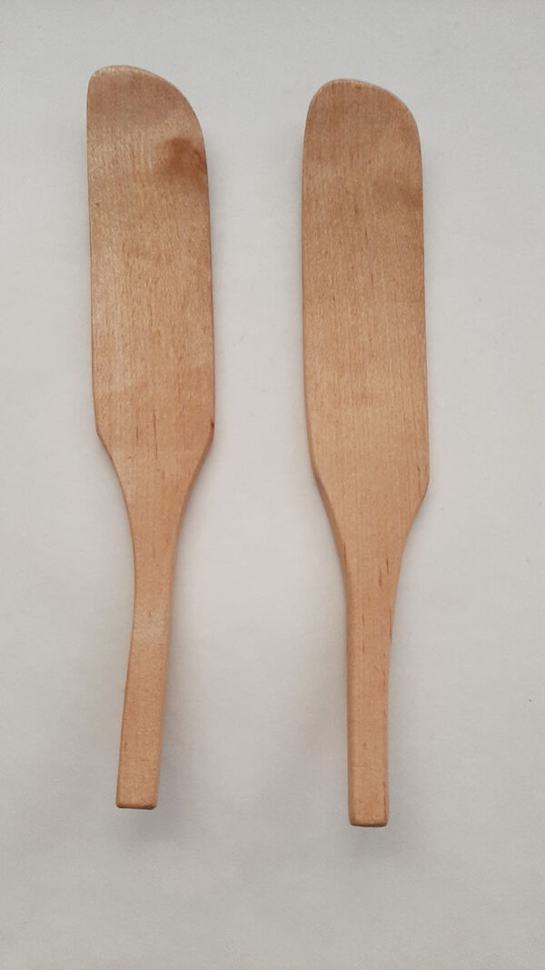 Espátula madera abedul artesana - Imagen 2