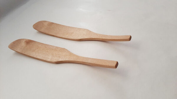 Espátula madera abedul artesana - Imagen 3