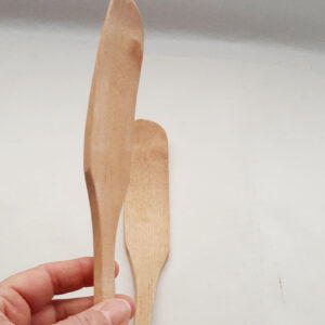 Espátula madera abedul artesana