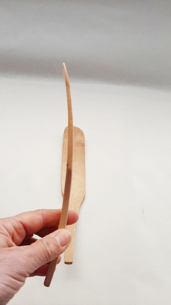 Espátula madera abedul artesana - Imagen 5