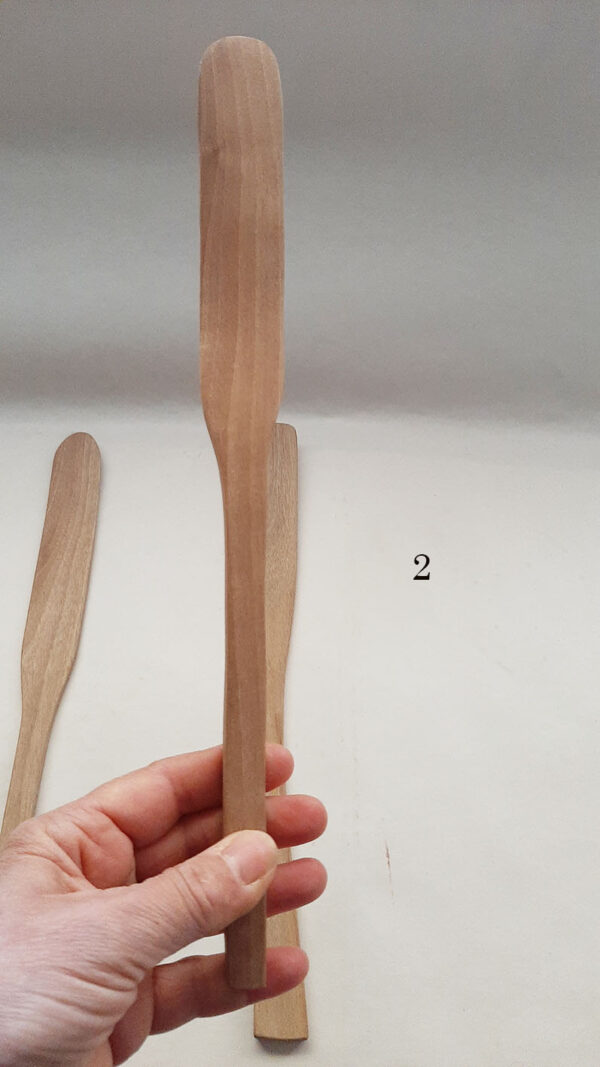 Espátula madera nogal artesana - Imagen 7