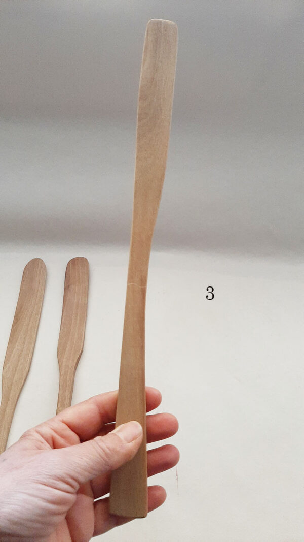 Espátula madera nogal artesana - Imagen 9