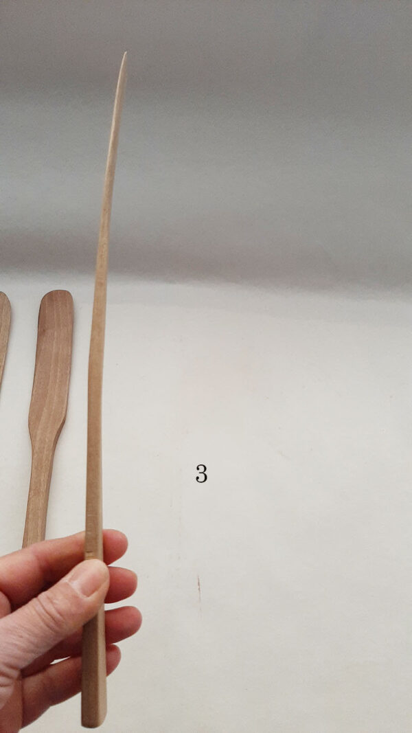 Espátula madera nogal artesana - Imagen 10