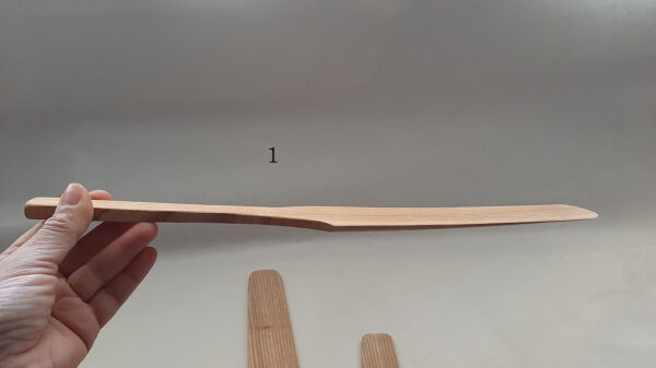 Espátula madera fresno artesana - Imagen 5