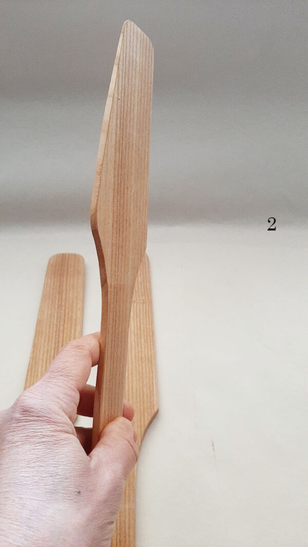 Espátula madera fresno artesana - Imagen 7