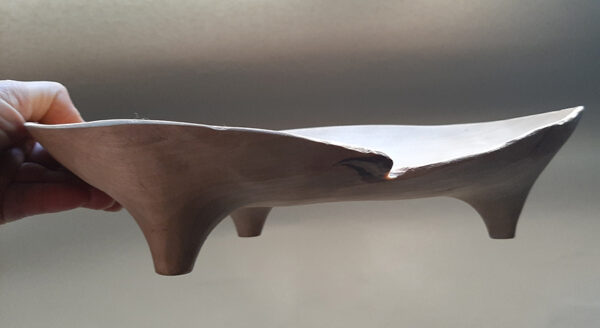 Plato Hoja madera abedul - Imagen 6