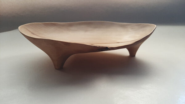 Plato Hoja madera abedul - Imagen 4