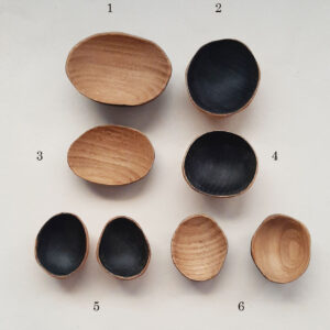 Mini cuenco madera castaño