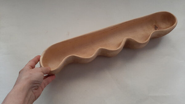 Escultura madera de abedul. 5 Ondas - Imagen 2