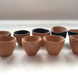 Mini cuencos de madera