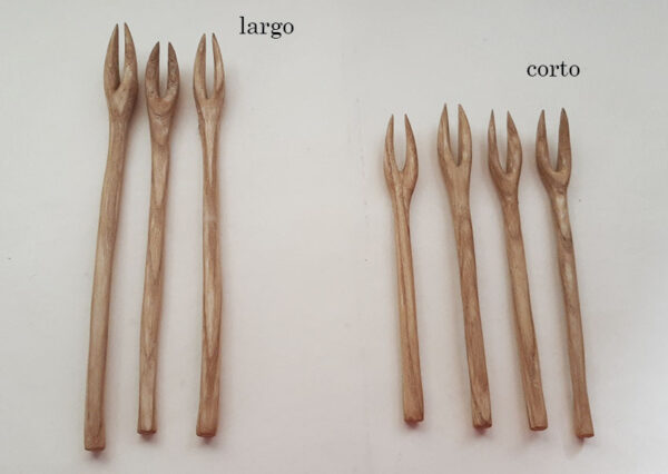 Pincho madera de castaño. Dúo - Imagen 2