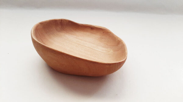 Plato madera abedul natural - Imagen 5
