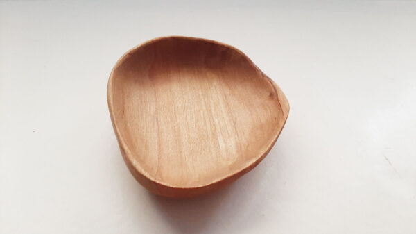 Plato madera abedul natural - Imagen 6