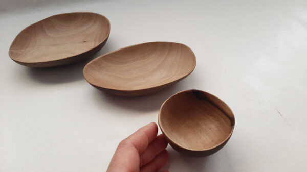 Plato cuenco madera nogal. A elegir - Imagen 10
