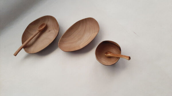Plato cuenco madera nogal. A elegir - Imagen 11