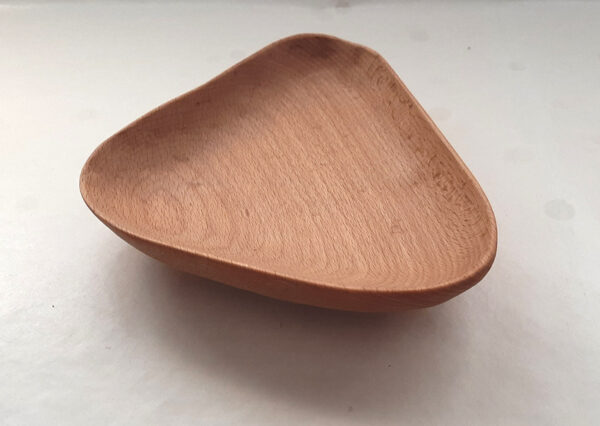 Plato madera de haya Triángulo