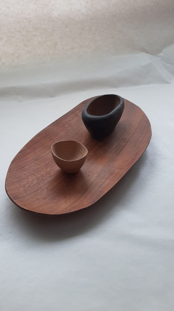 Plato madera jatoba largo - Imagen 7
