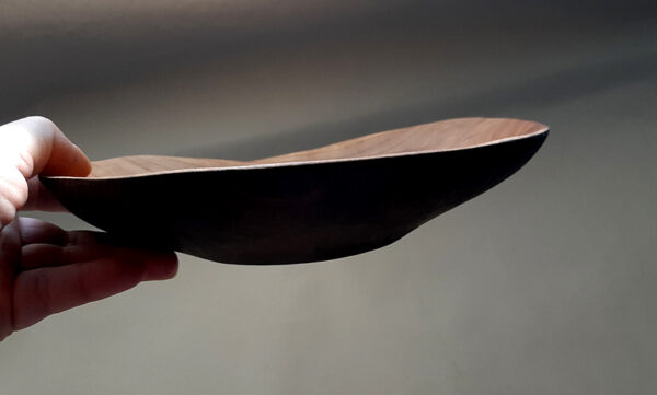 Plato madera cerezo español. Modelo semiebo - Imagen 7