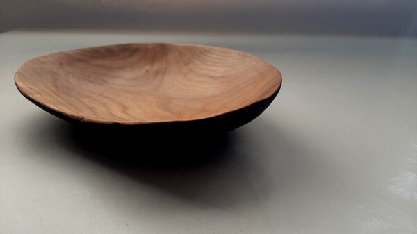 Plato madera cerezo español. Modelo semiebo - Imagen 8