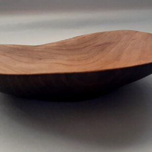 Plato madera de cerezo. Modelo semiebo