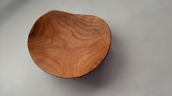 Plato madera cerezo español. Modelo semiebo - Imagen 5