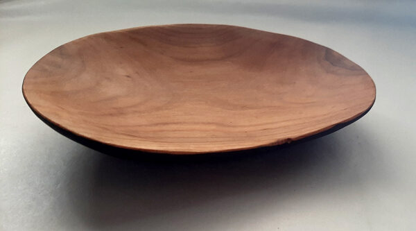 Plato madera cerezo español. Modelo semiebo - Imagen 3