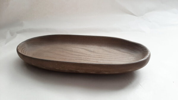 Plato madera fresno oscuro - Imagen 2