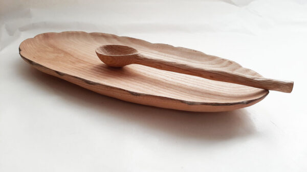 Plato madera de fresno. Bodoque - Imagen 5