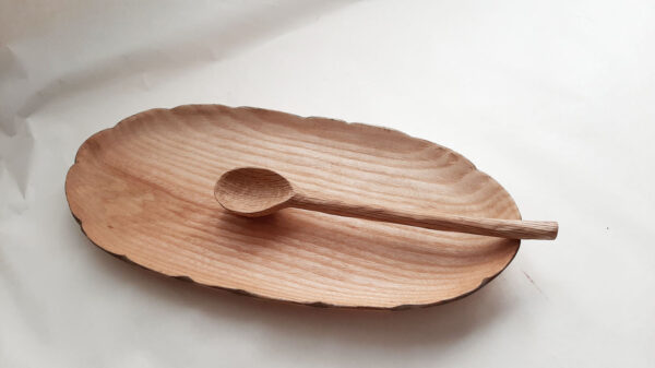 Plato madera de fresno. Bodoque - Imagen 6
