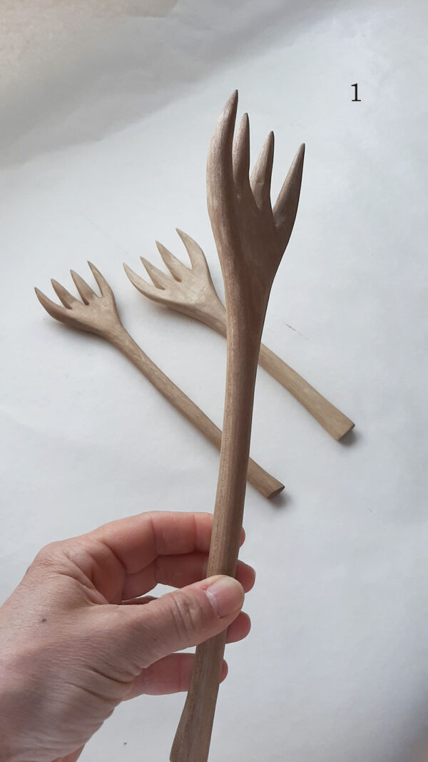 Tenedor de madera nogal II - Imagen 5