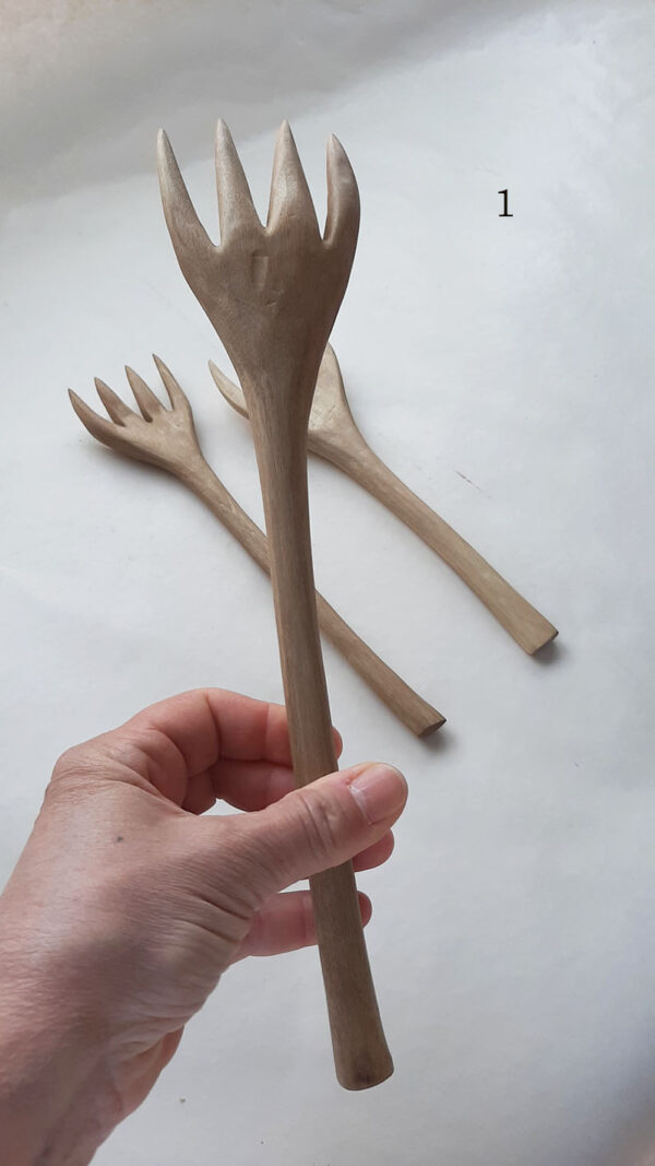 Tenedor de madera nogal II - Imagen 6