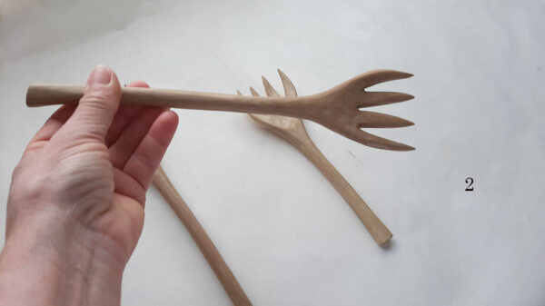 Tenedor de madera nogal II - Imagen 7