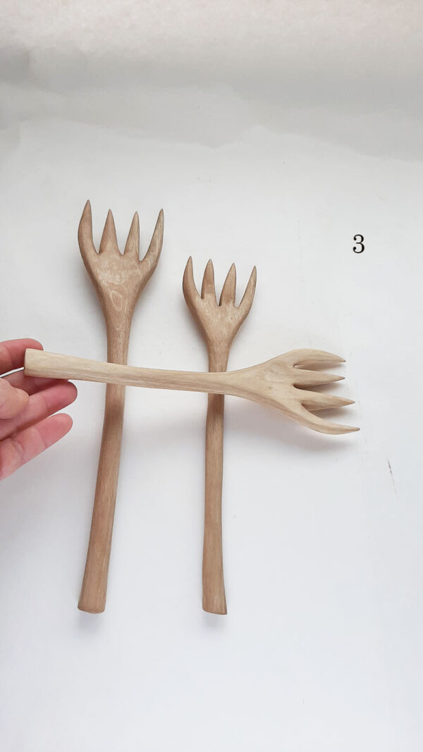 Tenedor de madera nogal II - Imagen 9
