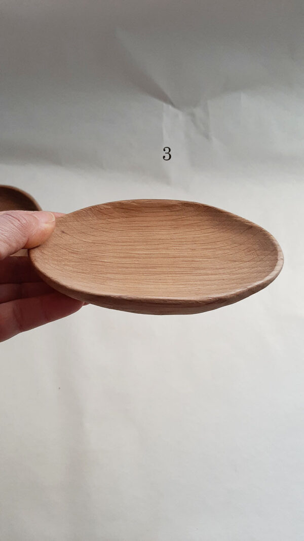 Plato madera de roble. Tres formas - Imagen 11