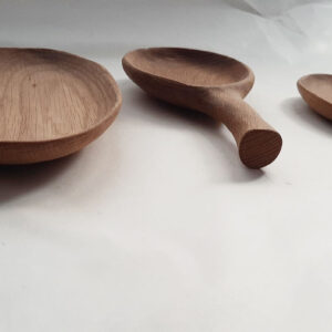Plato madera de roble