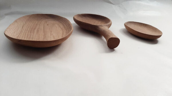 Plato madera de roble