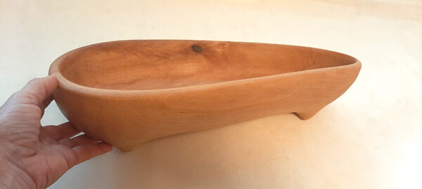 Cuenco madera abedul largo. - Imagen 8