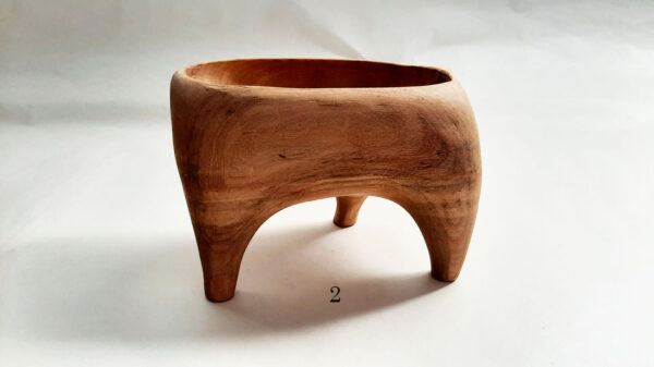 Cuenco trípode madera abedul - Imagen 11