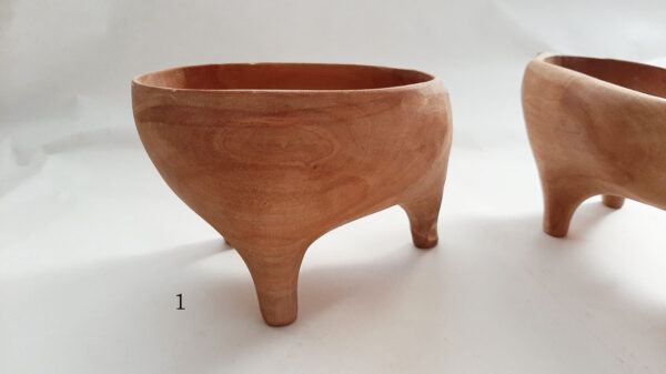 Cuenco trípode madera abedul - Imagen 3