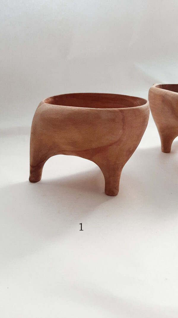 Cuenco trípode madera abedul - Imagen 5