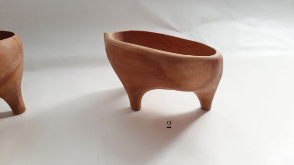 Cuenco trípode madera abedul - Imagen 8