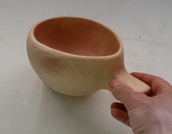 Tazón madera abedul Asa - Imagen 2